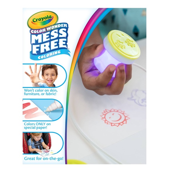 Crayola color wonder mess free light-up stamper NWT for girls & boys - Picture 4 of 8